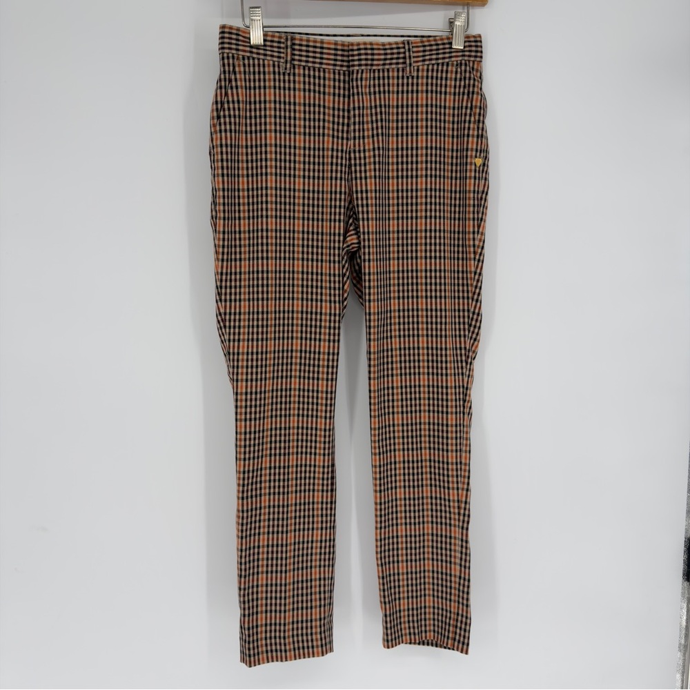 Scotch & Soda Houndstooth Plaid Trousers Sz 12 Girls